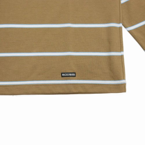 他の写真3: WACKO MARIA/STRIPED LONG SLEEVE T-SHIRT（BROWN）［ストライプ長袖T-25秋冬］