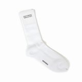 WACKO MARIA/SKATER SOCKS（WHITE）［スケーターソックス-25秋冬］