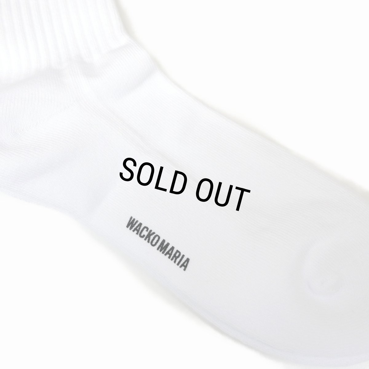 画像2: WACKO MARIA/SPORTS SOCKS（WHITE）［スポーツソックス-25秋冬］ (2)