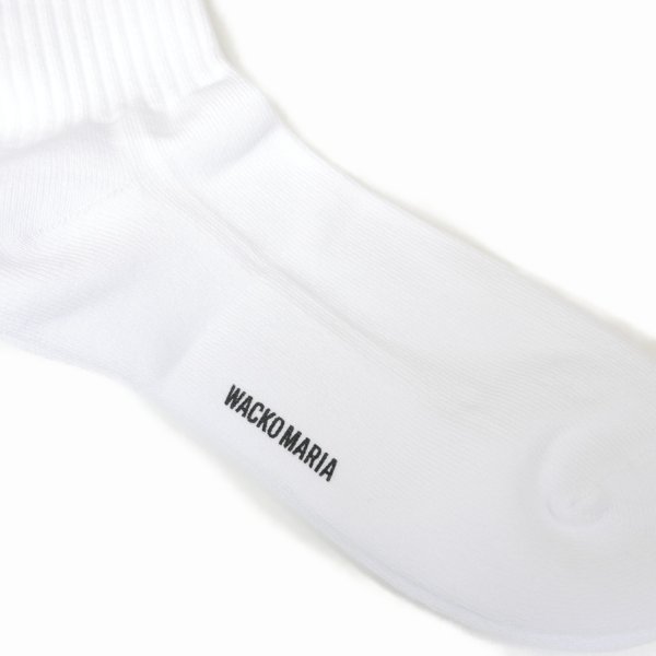 画像3: WACKO MARIA/SKATER SOCKS（WHITE）［スケーターソックス-25秋冬］