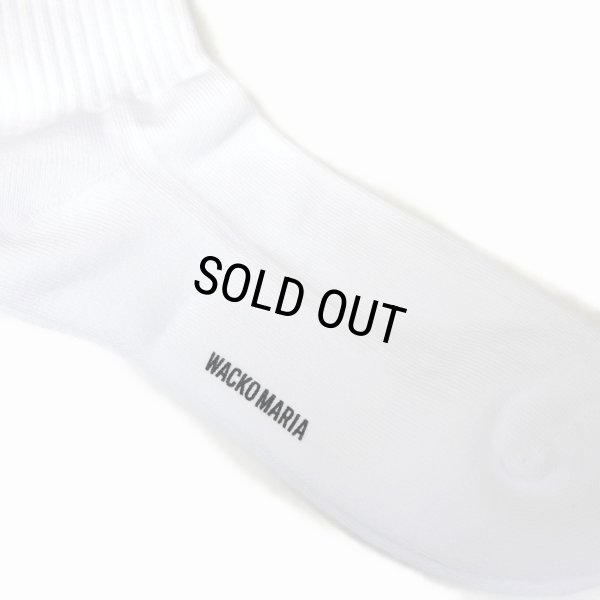 画像2: WACKO MARIA/SPORTS SOCKS（WHITE）［スポーツソックス-25秋冬］