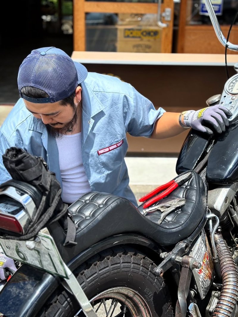 画像3: PORKCHOP/PCGS WORK SHIRT（BLUE GRAY）［ワークシャツ-25春夏］