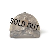 BlackEyePatch/LEATHER PATCHED REAL TREE MESH CAP（MULTI）