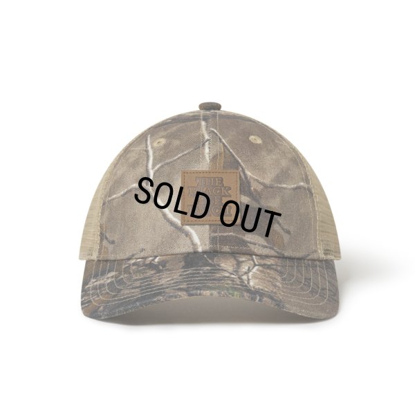 画像1: BlackEyePatch/LEATHER PATCHED REAL TREE MESH CAP（MULTI）