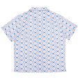 画像2: PORKCHOP/PORK AOP SHIRT（WHITE）［総柄シャツ-25春夏］ (2)