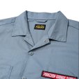 画像3: PORKCHOP/PCGS WORK SHIRT（BLUE GRAY）［ワークシャツ-25春夏］