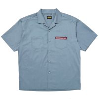 PORKCHOP/PCGS WORK SHIRT（BLUE GRAY）［ワークシャツ-25春夏］