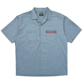PORKCHOP/PCGS WORK SHIRT（BLUE GRAY）［ワークシャツ-25春夏］ - JONAS