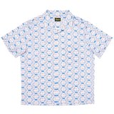 PORKCHOP/PORK AOP SHIRT（WHITE）［総柄シャツ-25春夏］