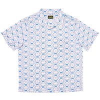 PORKCHOP/PORK AOP SHIRT（WHITE）［総柄シャツ-25春夏］