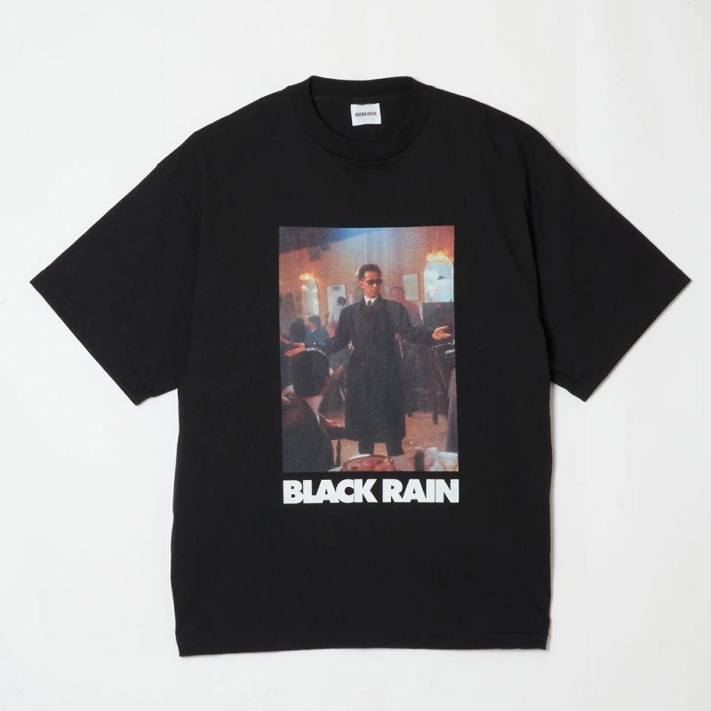 画像1: BUENA VISTA/BLACK RAIN tee dos（BLACK）［プリントT-25秋冬］