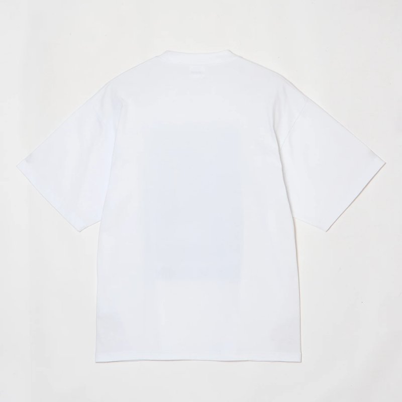 画像2: BUENA VISTA/BLACK RAIN tee uno（WHITE）［プリントT-25秋冬］