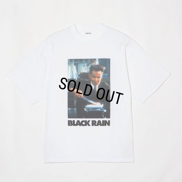 画像1: BUENA VISTA/BLACK RAIN tee uno（WHITE）［プリントT-25秋冬］