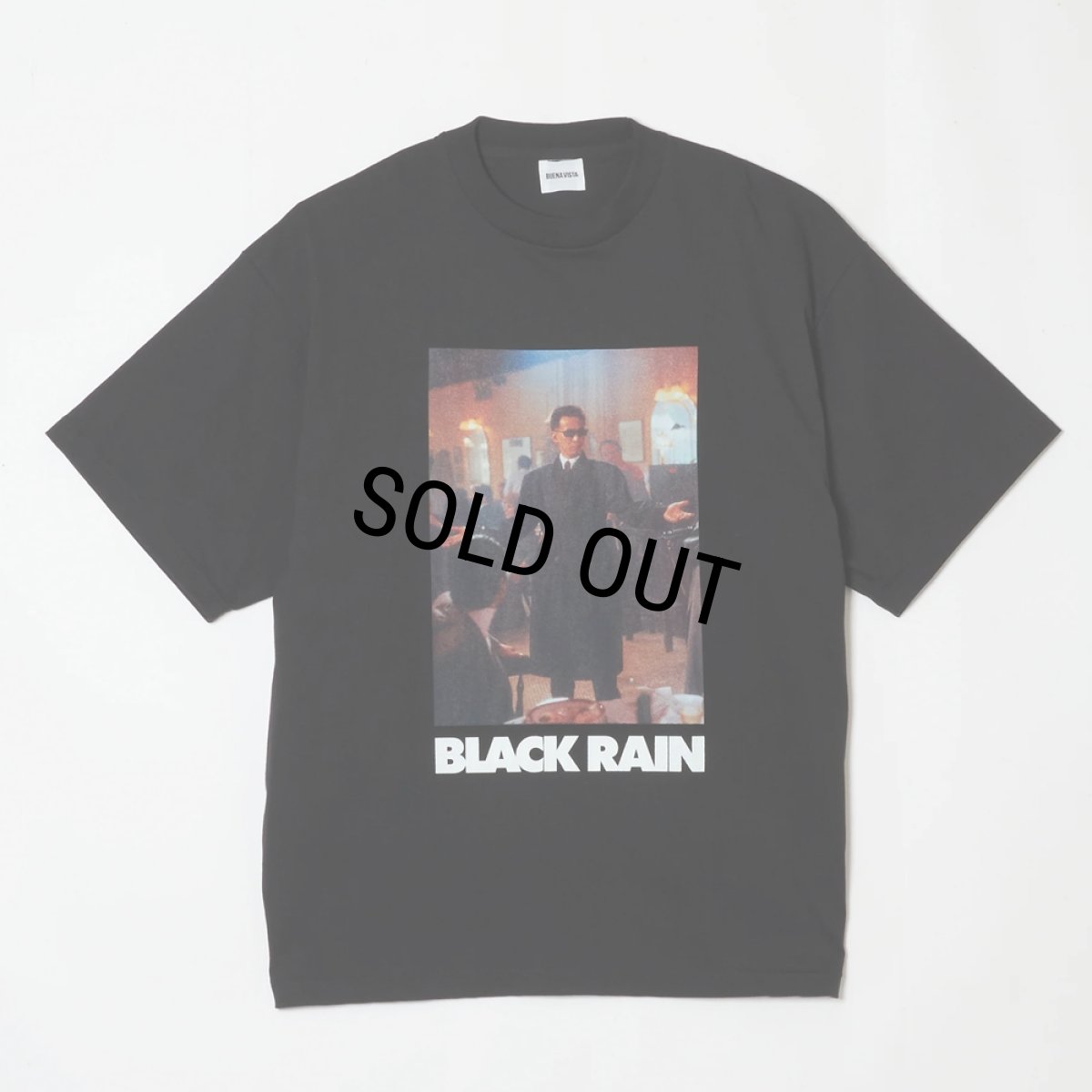 画像1: 【30%OFF】BUENA VISTA/BLACK RAIN tee dos（BLACK）［プリントT-25秋冬］ (1)