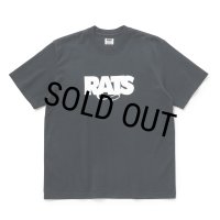 RATS/BOX LOGO TEE（BLACK）［ボックスロゴT-25秋冬］