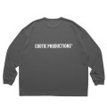 COOTIE PRODUCTIONS/Dry Tech Jersey Oversized L/S Tee（Gray）［ドライテックオーバーサイズ長袖T-25秋冬］