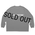COOTIE PRODUCTIONS/Dry Tech Jersey Oversized L/S Tee（Gray）［ドライテックオーバーサイズ長袖T-25秋冬］