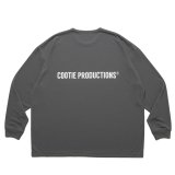 COOTIE PRODUCTIONS/Dry Tech Jersey Oversized L/S Tee（Gray）［ドライテックオーバーサイズ長袖T-25秋冬］