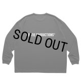 COOTIE PRODUCTIONS/Dry Tech Jersey Oversized L/S Tee（Gray）［ドライテックオーバーサイズ長袖T-25秋冬］