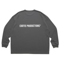 COOTIE PRODUCTIONS/Dry Tech Jersey Oversized L/S Tee（Gray）［ドライテックオーバーサイズ長袖T-25秋冬］