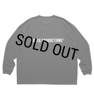 COOTIE PRODUCTIONS/Dry Tech Jersey Oversized L/S Tee（Gray