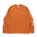 RATS/TWO WHEEL L/S TEE（ORANGE）［ツーホイール長袖T-25秋冬］