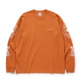RATS/TWO WHEEL L/S TEE（ORANGE）［ツーホイール長袖T-25秋冬］