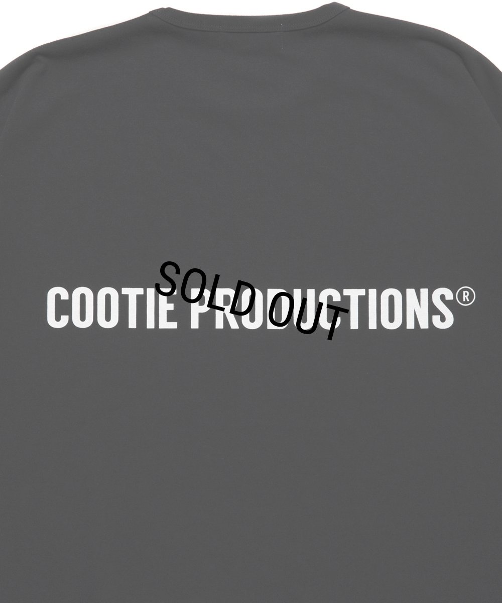 画像4: COOTIE PRODUCTIONS/Dry Tech Jersey Oversized L/S Tee（Black）［ドライテックオーバーサイズ長袖T-25秋冬］ (4)