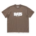 RATS/BOX LOGO TEE（BROWN）［ボックスロゴT-25秋冬］