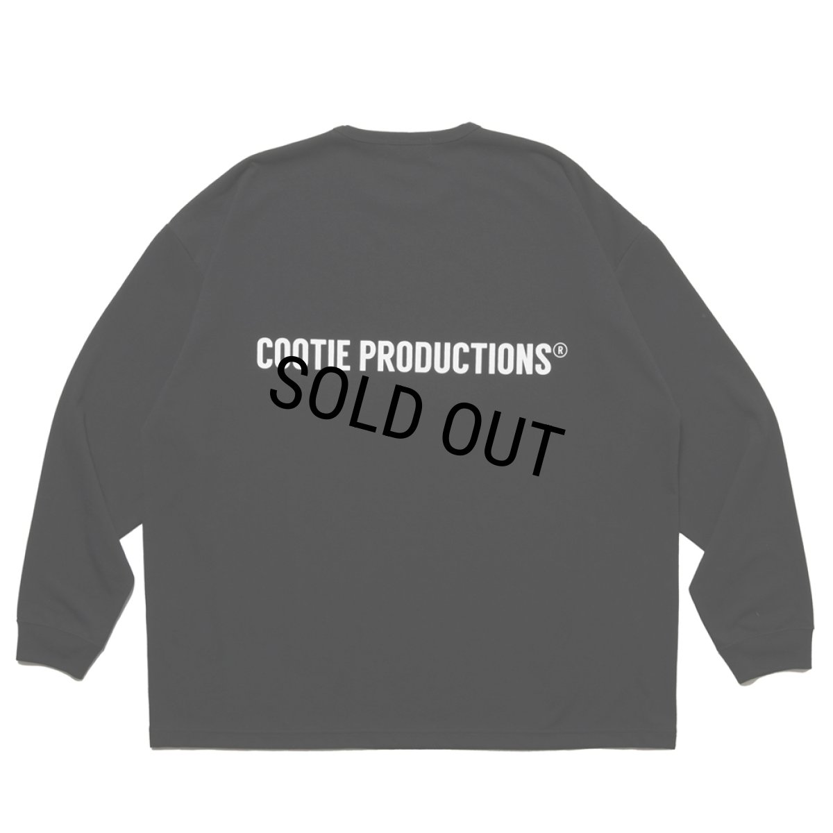 画像1: COOTIE PRODUCTIONS/Dry Tech Jersey Oversized L/S Tee（Black）［ドライテックオーバーサイズ長袖T-25秋冬］ (1)