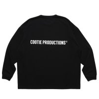 COOTIE PRODUCTIONS/Dry Tech Jersey Oversized L/S Tee（Black）［ドライテックオーバーサイズ長袖T-25秋冬］