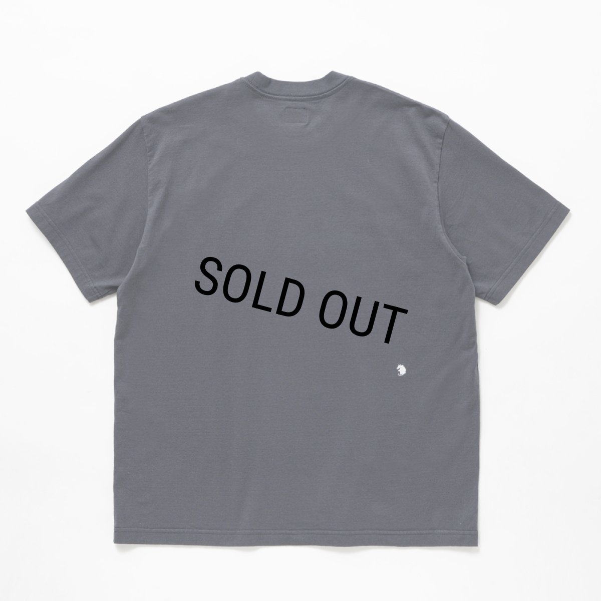 画像2: RATS/BOX LOGO TEE（CHARCOAL）［ボックスロゴT-25秋冬］ (2)