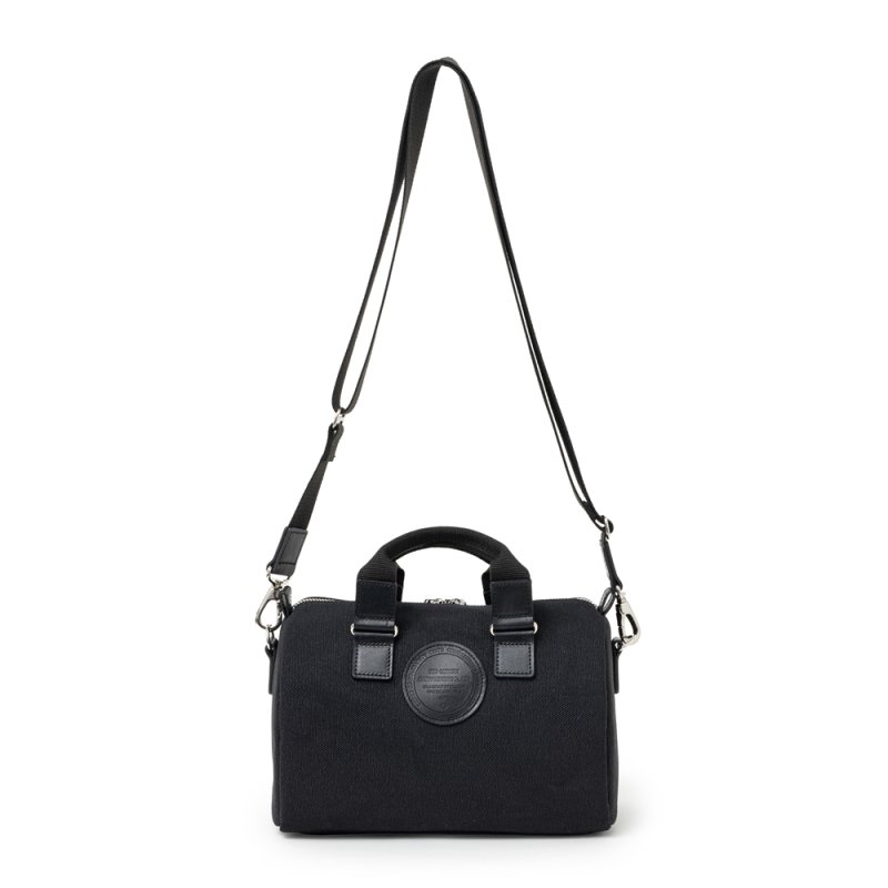 画像1: RATS/CANVAS MINI BOSTON BAG（BLACK）［キャンバスミニボストンバッグ-25秋冬］