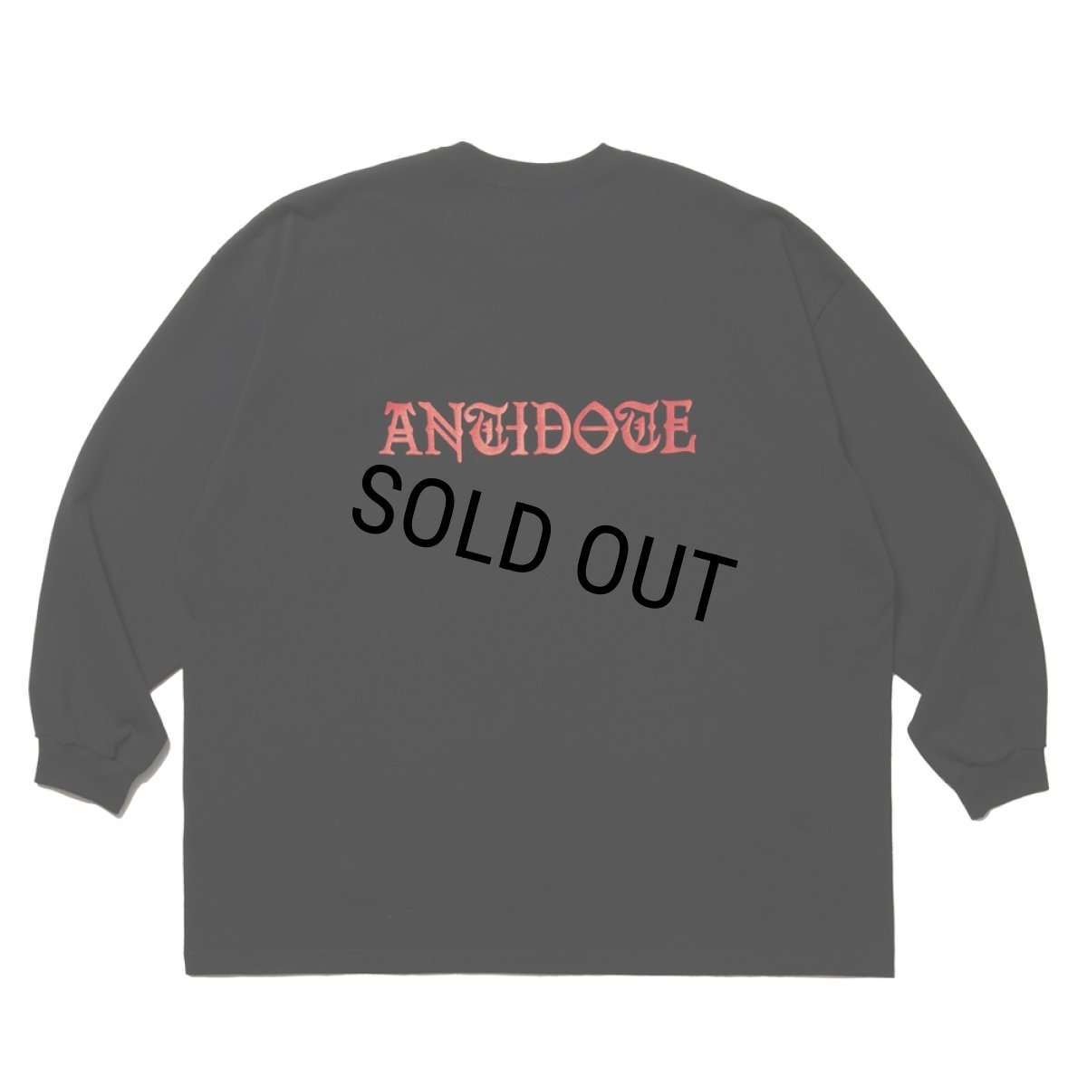 画像1: ANTIDOTE BUYERS CLUB/Over Sized Logo L/S Tee（Black） (1)