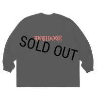 ANTIDOTE BUYERS CLUB/Over Sized Logo L/S Tee（Black）