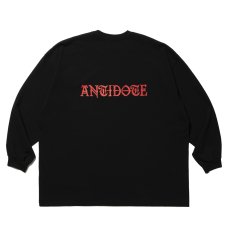 画像1: ANTIDOTE BUYERS CLUB/Over Sized Logo L/S Tee（Black） (1)