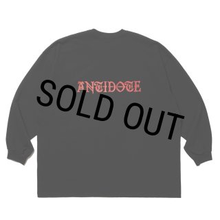 ANTIDOTE BUYERS CLUB/Over Sized Logo L/S Tee（Black） - JONAS