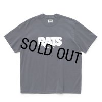 RATS/BOX LOGO TEE（CHARCOAL）［ボックスロゴT-25秋冬］