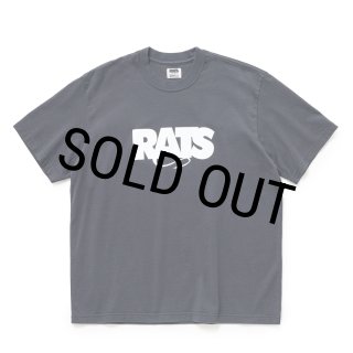 RATS/BOX LOGO TEE（CHARCOAL）［ボックスロゴT-25秋冬］ - JONAS