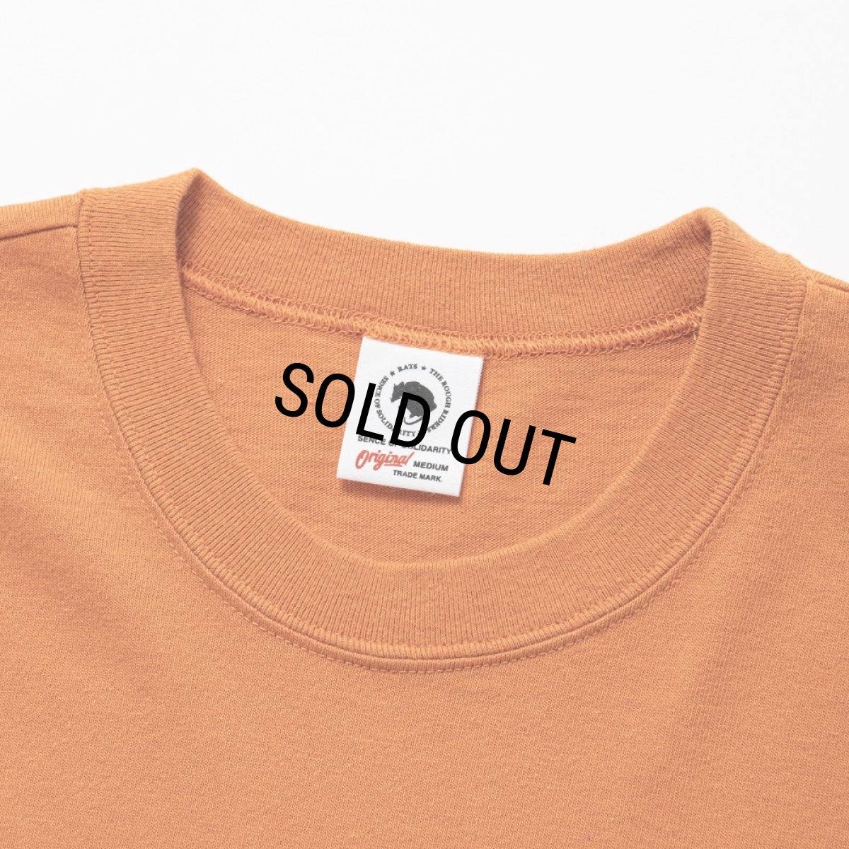 画像3: RATS/TWO WHEEL L/S TEE（ORANGE）［ツーホイール長袖T-25秋冬］ (3)