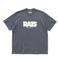 RATS/BOX LOGO TEE（GRAY）［ボックスロゴT-25秋冬］