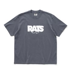 画像1: RATS/BOX LOGO TEE（GRAY）［ボックスロゴT-25秋冬］ (1)