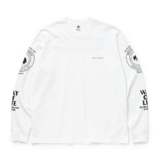画像1: RATS/TWO WHEEL L/S TEE（WHITE）［ツーホイール長袖T-25秋冬］ (1)