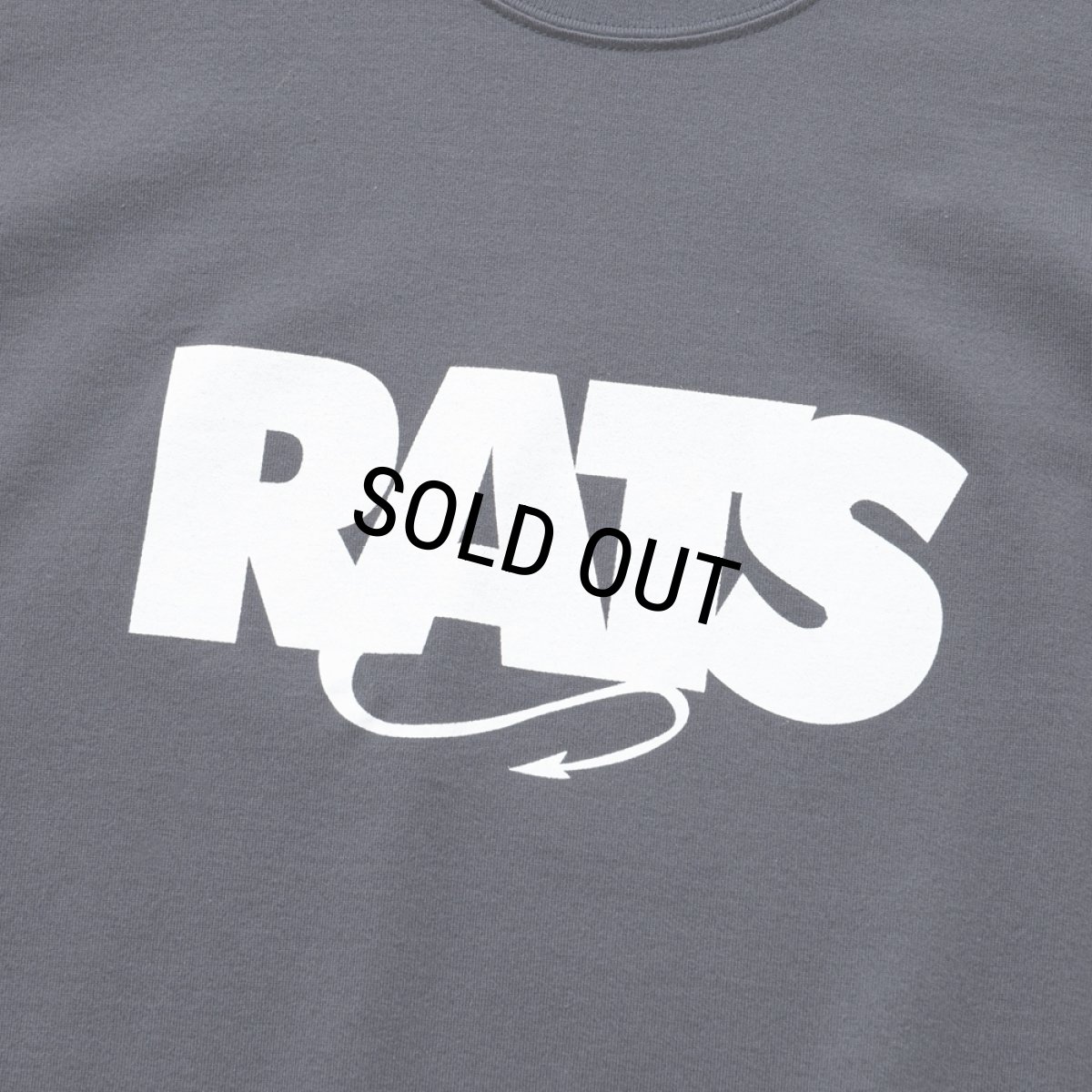 画像4: RATS/BOX LOGO TEE（CHARCOAL）［ボックスロゴT-25秋冬］ (4)