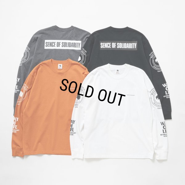 画像2: RATS/TWO WHEEL L/S TEE（WHITE）［ツーホイール長袖T-25秋冬］