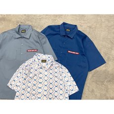 画像6: PORKCHOP/PCGS WORK SHIRT（BLUE GRAY）［ワークシャツ-25春夏］ (6)