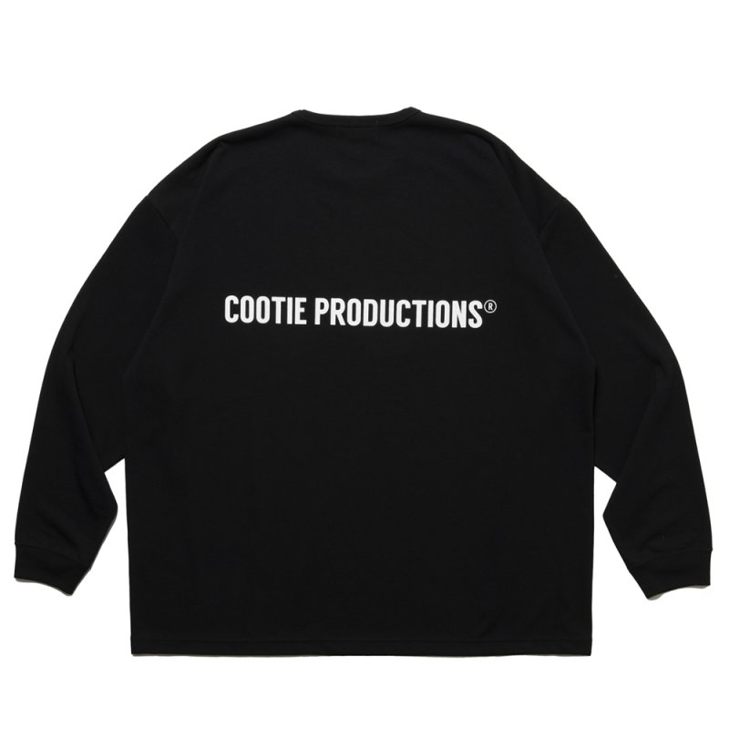 画像2: COOTIE PRODUCTIONS/Dry Tech Jersey Oversized L/S Tee（Black）［ドライテックオーバーサイズ長袖T-25秋冬］