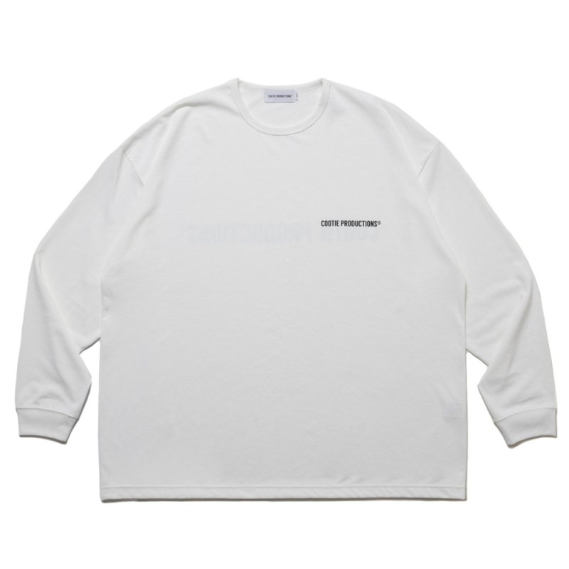 画像1: COOTIE PRODUCTIONS/Dry Tech Jersey Oversized L/S Tee（White）［ドライテックオーバーサイズ長袖T-25秋冬］