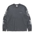 RATS/TWO WHEEL L/S TEE（CHARCOAL）［ツーホイール長袖T-25秋冬］