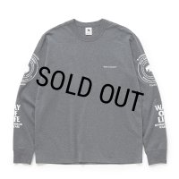 RATS/TWO WHEEL L/S TEE（CHARCOAL）［ツーホイール長袖T-25秋冬］